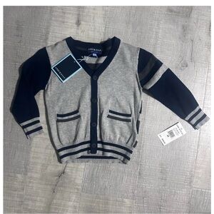 Andy & Evan Gray and Blue Varsity Sweater